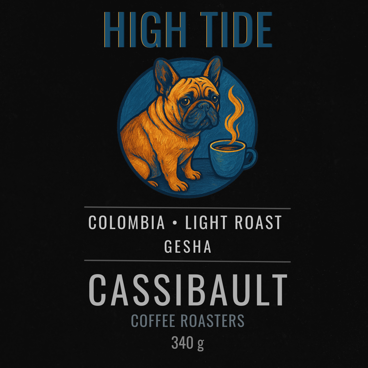 High Tide Light Roast Gesha - 340G Whole Bean Coffee